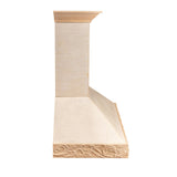 ZLINE 30 in. Ducted Unfinished Wooden Wall Mount Range Hood (KBUFC-30)