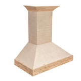 ZLINE 36 in. Ducted Unfinished Wooden Wall Mount Range Hood