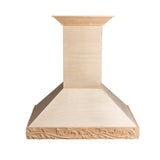 ZLINE 30 in. Ducted Unfinished Wooden Wall Mount Range Hood (KBUFC-30)