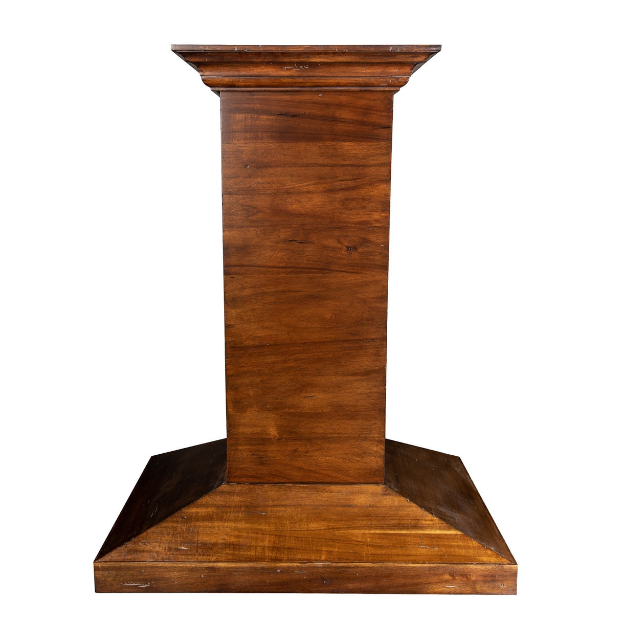 ZLINE 48 Inch Ducted Wooden Island Mount Range Hood in Walnut with Remote Motor (KBiRR-RD)