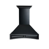 ZLINE 36" Ducted Wooden Wall Mount Range Hood in Black (321CC-36)