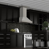 ZLINE 30 in. Convertible Vent Wooden Wall Mount Range Hood in Gray (KBUU-30)