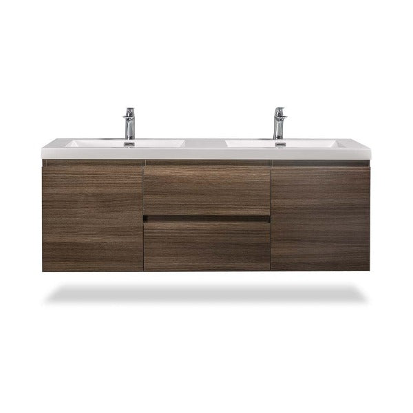 Artland Floating / Wall Mounted Bathroom Vanity With Acrylic Sink