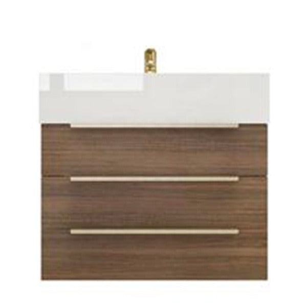 Blossom Floating / Wall Mounted Bathroom Vanity With Acrylic Sink Top & Aluminum Alloy Frame