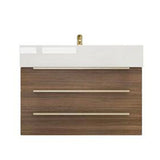 Blossom Floating / Wall Mounted Bathroom Vanity With Acrylic Sink Top & Aluminum Alloy Frame