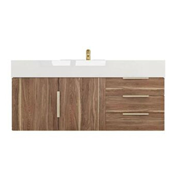 Blossom Floating / Wall Mounted Bathroom Vanity With Acrylic Sink Top & Aluminum Alloy Frame