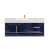 Blossom Floating / Wall Mounted Bathroom Vanity With Acrylic Sink Top & Aluminum Alloy Frame