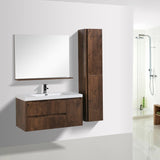 Jade Wall Mounted Bathroom Vanity with Reinforced Acrylic Sink