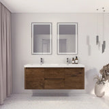 Jade Wall Mounted Bathroom Vanity with Reinforced Acrylic Sink