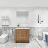 Divine Freestanding Bathroom Vanity With Acrylic Sink, Soft Closing Doors & Drawers - BUILDMYPLACE