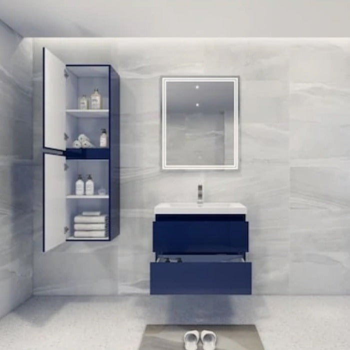 Brooklyn Floating / Wall Mounted Bathroom Vanity With Acrylic Sink