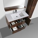 Jade Wall Mounted Bathroom Vanity with Reinforced Acrylic Sink