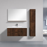 Jade Wall Mounted Bathroom Vanity with Reinforced Acrylic Sink