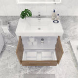 Divine Freestanding Bathroom Vanity With Acrylic Sink, Soft Closing Doors & Drawers - BUILDMYPLACE