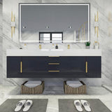 Blossom Floating / Wall Mounted Bathroom Vanity With Acrylic Sink Top & Aluminum Alloy Frame