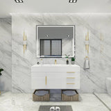 Blossom Floating / Wall Mounted Bathroom Vanity With Acrylic Sink Top & Aluminum Alloy Frame