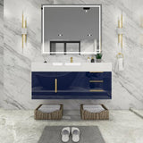 Blossom Floating / Wall Mounted Bathroom Vanity With Acrylic Sink Top & Aluminum Alloy Frame