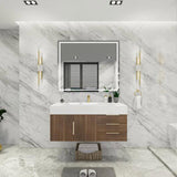 Blossom Floating / Wall Mounted Bathroom Vanity With Acrylic Sink Top & Aluminum Alloy Frame