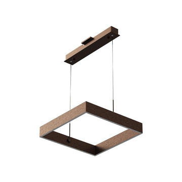 LED Pendant Light Fixture, Dimmable, 3000K (Warm White), Brushed Brown (P1394-D6)