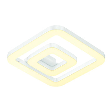 LED Flushmount Light, Dimmable, CCT Changeable (3000K-6500K), High Light White (C0171-42)
