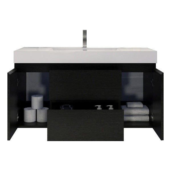 Fusion Floating / Wall Mounted Bathroom Vanity with Acrylic Sink