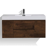 Fusion Floating / Wall Mounted Bathroom Vanity with Acrylic Sink