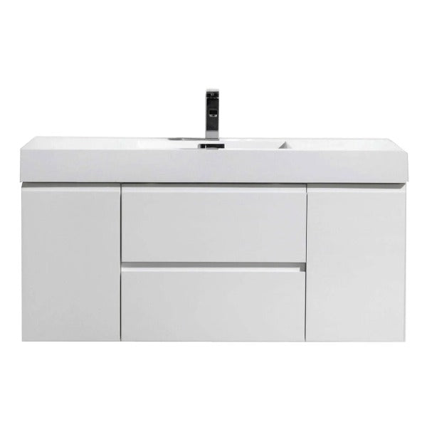 Fusion Floating / Wall Mounted Bathroom Vanity with Acrylic Sink