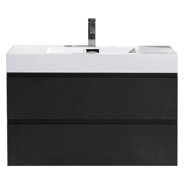 Fusion Floating / Wall Mounted Bathroom Vanity with Acrylic Sink