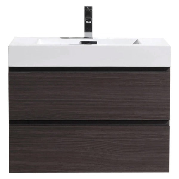 Fusion Floating / Wall Mounted Bathroom Vanity with Acrylic Sink