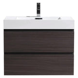 Fusion Floating / Wall Mounted Bathroom Vanity with Acrylic Sink