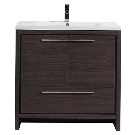 Divine Freestanding Bathroom Vanity With Acrylic Sink, Soft Closing Doors & Drawers - BUILDMYPLACE