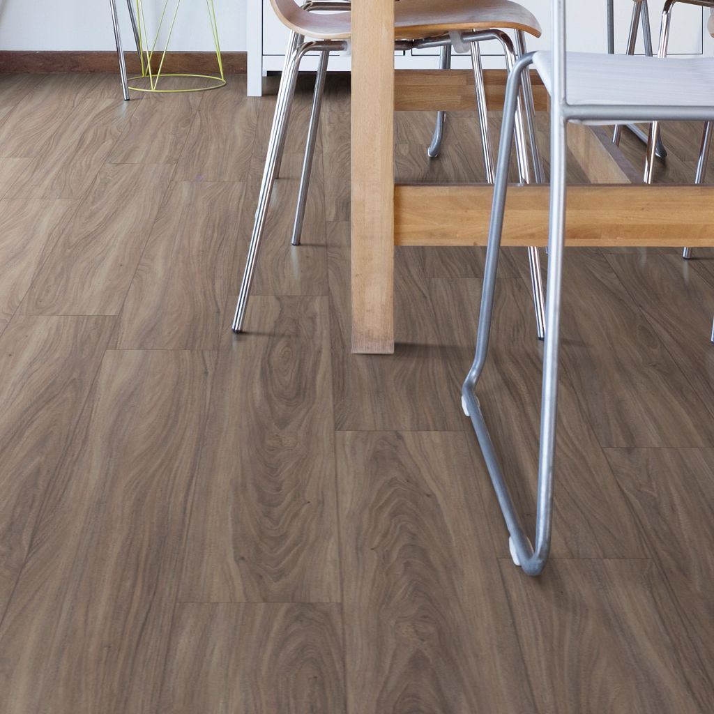 Shaw Floorte Pro Paladin Plus 0278V-00150, Cinnamon Walnut Float/Glue Down SPC Vinyl Flooring,  7" x 48" x 5mm Thickness (18.91SQ FT/ CTN)