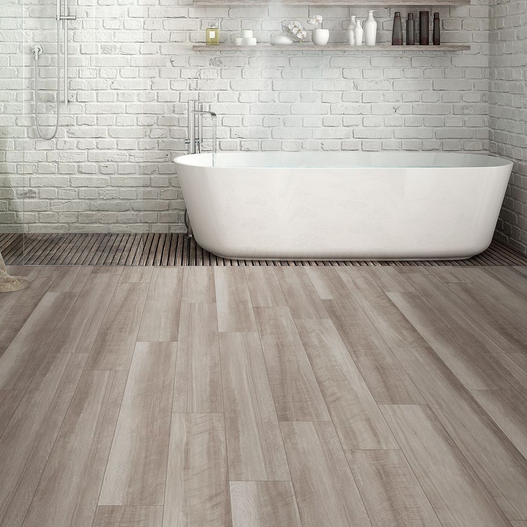 Shaw Floorte Pro Paladin Plus 0278V-00591, Oyster Oak Floating/Glue Down SPC Vinyl Flooring,  7" x 48" x 5mm (18.91SQ FT/ CTN)