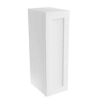 30 inch Wall Cabinet - 09W x 30H x 12D - Aria White Shaker - RTA