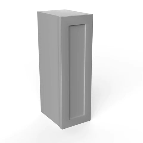 30 inch Wall Cabinet - 9W x 30H x 12D - Grey Shaker Cabinet