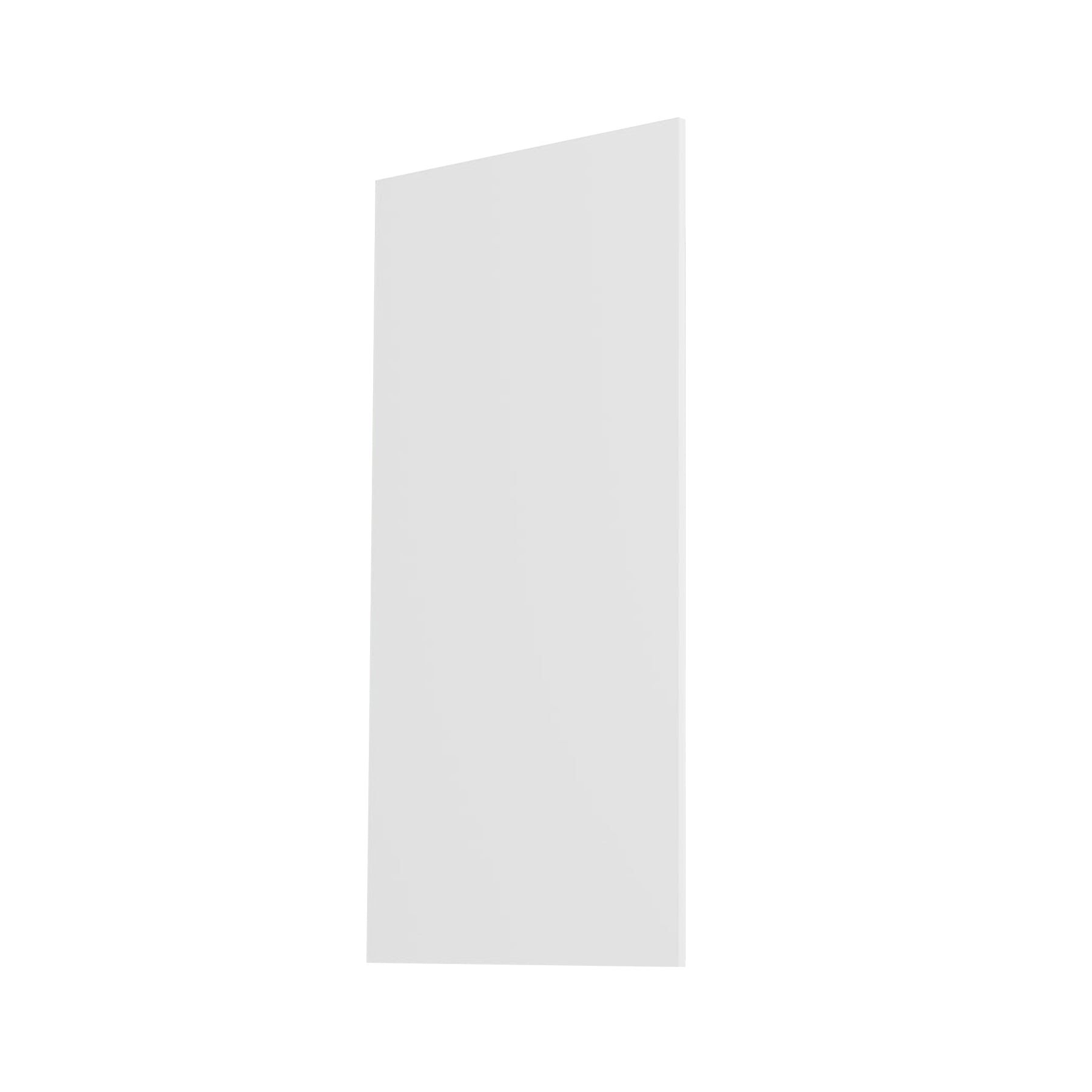 RTA - Glossy White - Wall End Panels | 0.6"W x 30"H x 12"D