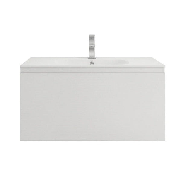 Aipo Floating / Wall Mounted Bathroom Vanity with Acrylic Sink