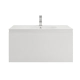 Aipo Floating / Wall Mounted Bathroom Vanity with Acrylic Sink