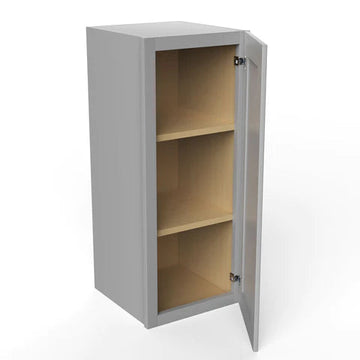 30 inch Wall Cabinet - 12W x 30H x 12D - Grey Shaker Cabinet