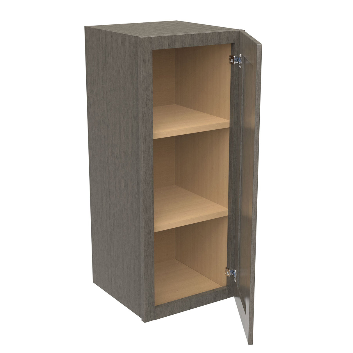 RTA - Elegant Smoky Grey - 30" High Single Door Wall Cabinet | 12"W x 30"H x 12"D