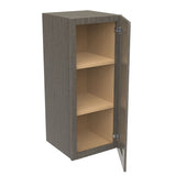 RTA - Elegant Smoky Grey - 30" High Single Door Wall Cabinet | 12"W x 30"H x 12"D