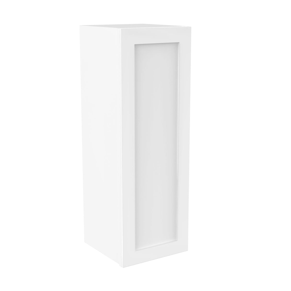 RTA - Elegant White - 36" High Single Door Wall Cabinet | 12"W x 36"H x 12"D