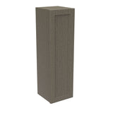 RTA - Elegant Smoky Grey - 42" High Single Door Wall Cabinet | 12"W x 42"H x 12"D