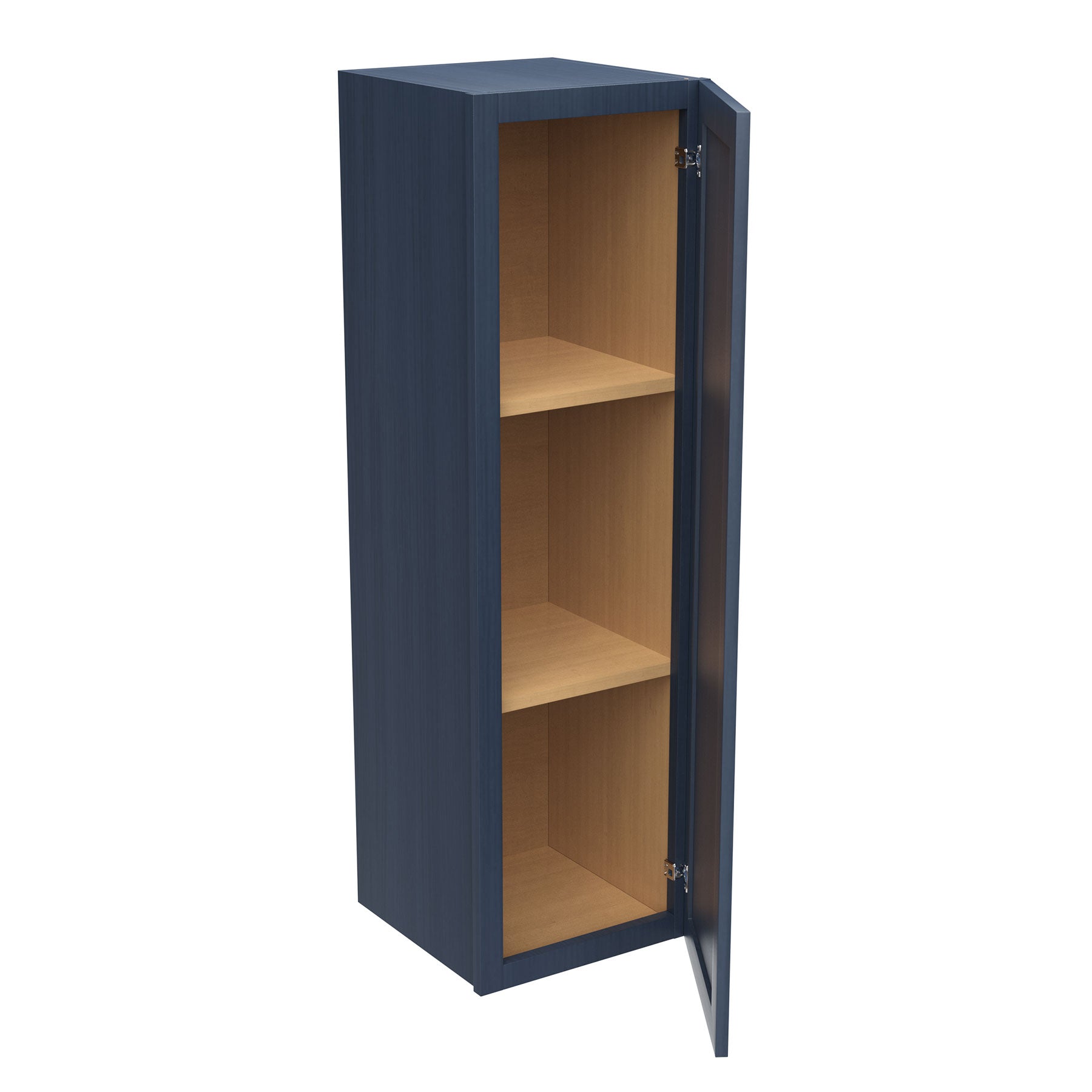 Single Door Wall Cabinet | Elegant Ocean Blue | 12W x 42H x 12D