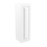 RTA - Park Avenue White - 42" High Single Door Wall Cabinet | 12"W x 42"H x 12"D
