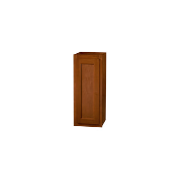 30 inch Wall Cabinets - Single Door - Glenwood Shaker - 12 Inch W x 30 Inch H x 12 Inch D