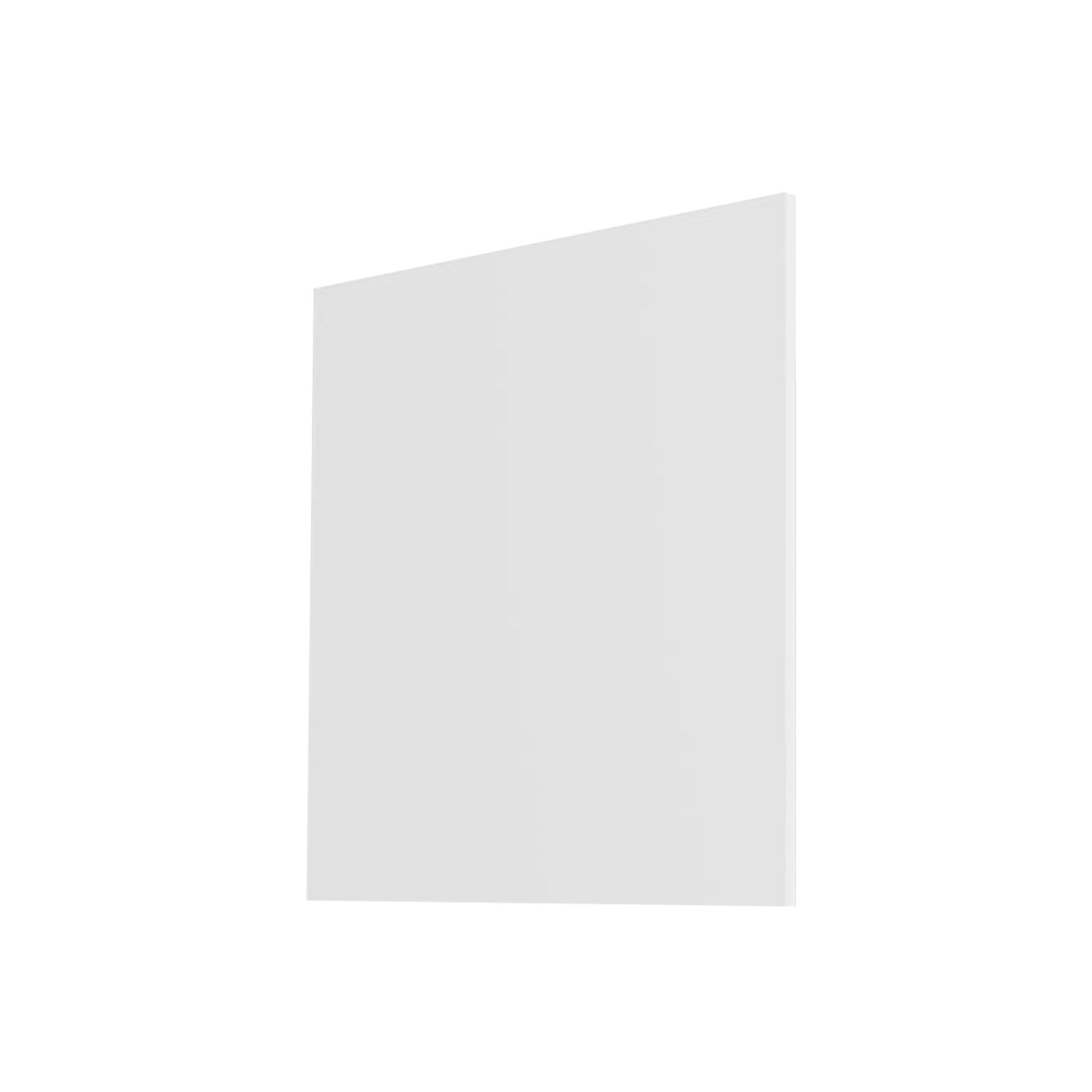 RTA - Glossy White - Vanity End Panels | 0.6"W x 34.5"H x 21"D