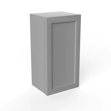 30 inch Wall Cabinet - 15W x 30H x 12D - Grey Shaker Cabinet