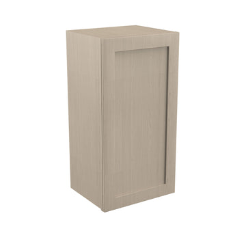 Single Door Wall Kitchen Cabinet |Elegant Stone |15W x30H x12D