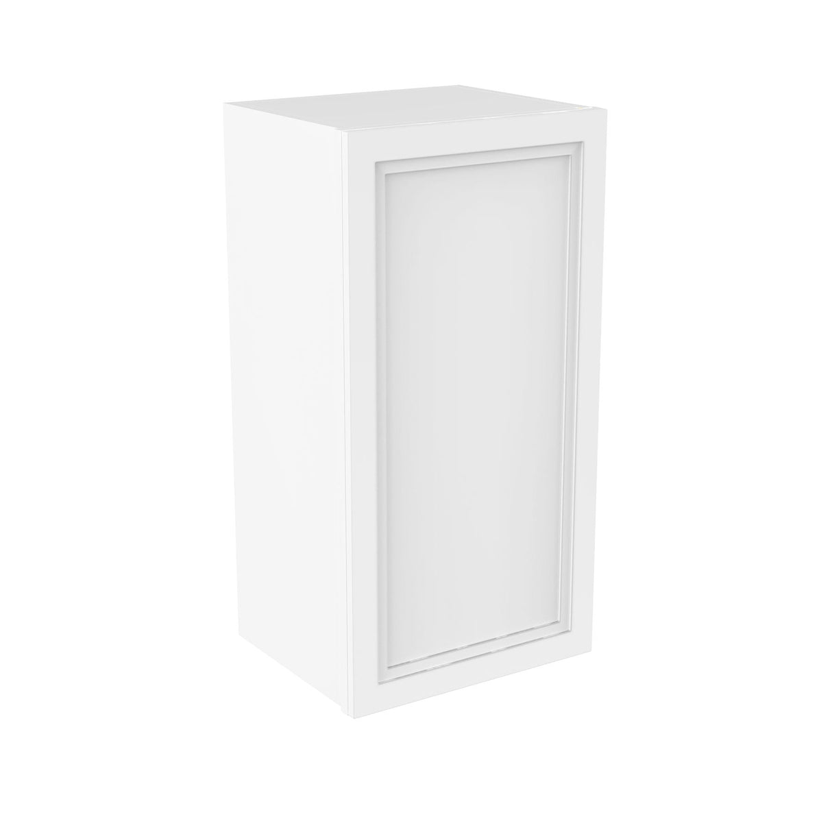 RTA - Fashion White - 30" High Single Door Wall Cabinet | 15"W x 30"H x 12"D
